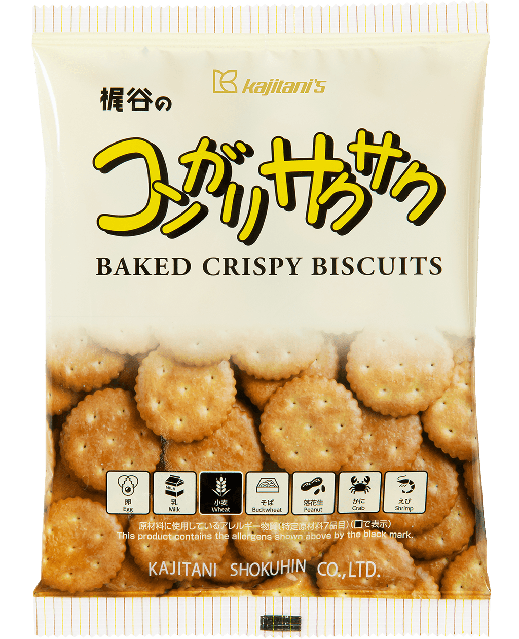 Bánh quy Kajitan Baked Crispy 100g/Gói - Hàng Nhật nội địa