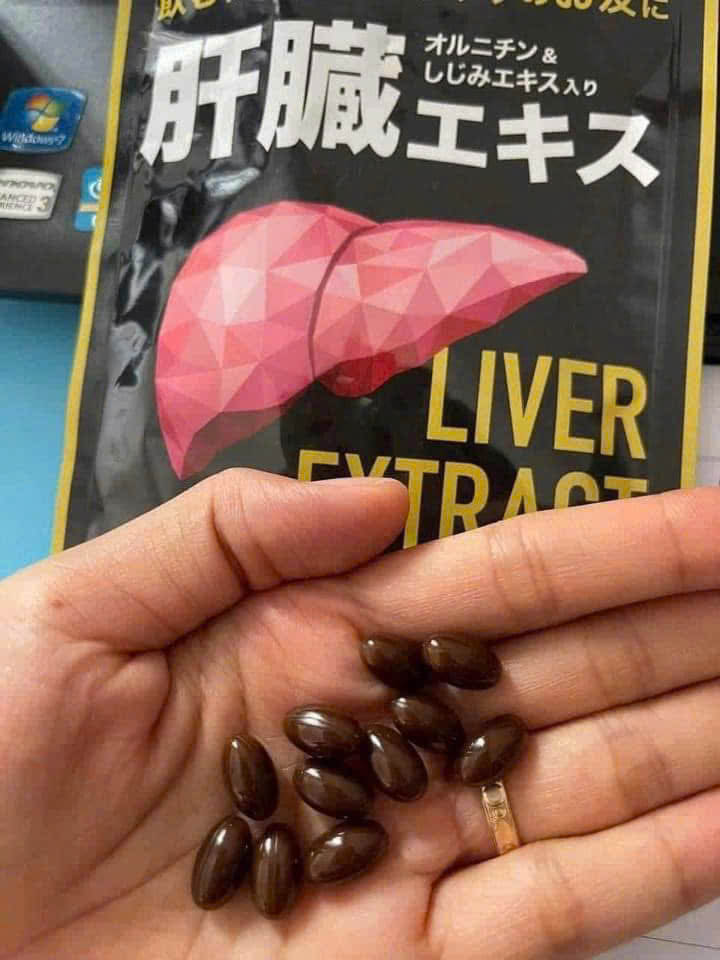 Viên Uống Bổ Gan, mát gan, thải độc gan Liver Extract Seedcoms 90 Viên - Hàng Nhật nội địa