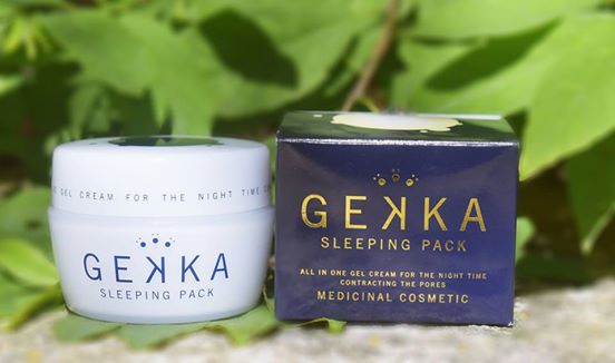 MẶT NẠ NGỦ DƯỠNG DA GEKKA 80G - Hàng Nhật nội địa