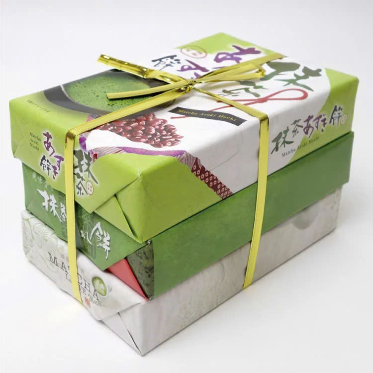 Bánh Mochi trà xanh 10 miếng x 3 tầng - Hàng Nhật nội địa