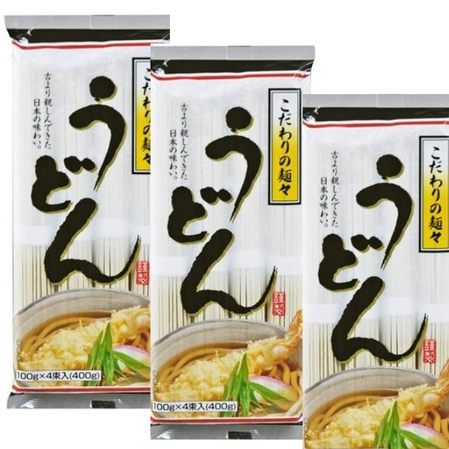 Mì Udon khô Asahi 100g x 4 gói - Hàng Nhật nội địa