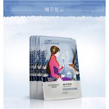 (Mua 1 tặng 1) Mặt Nạ Thảo Dược Chando Hymalaya Dưỡng Ẩm Và Làm Dịu Da Tuyết Liên hộp 5 miếng - Hàng Nhật nội địa