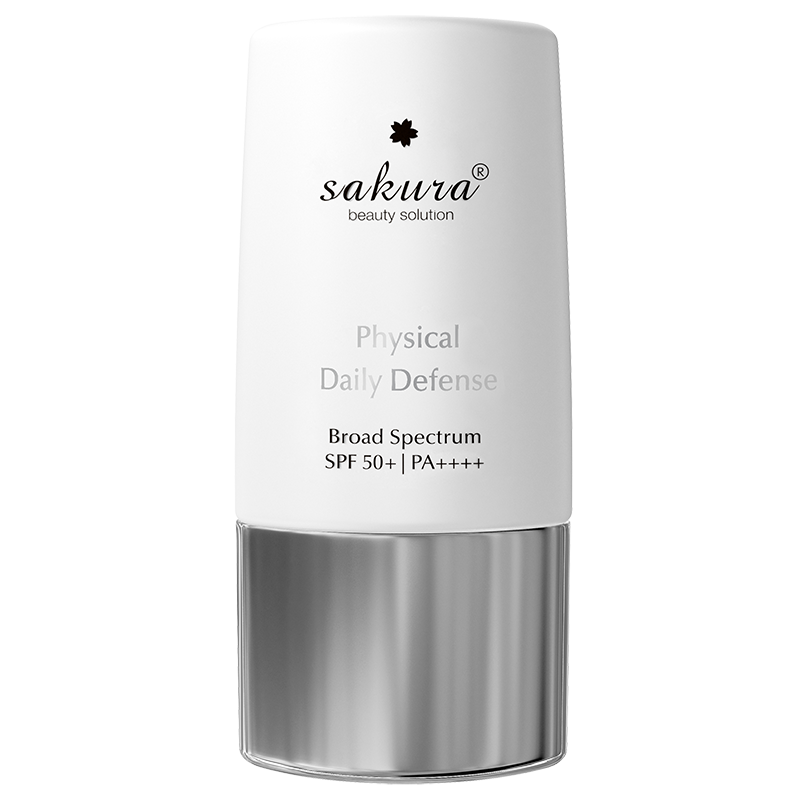 KEM CHỐNG NẮNG VẬT LÝ SAKURA PHYSICAL DAILY DEFENSE SPF 50+ PA++++