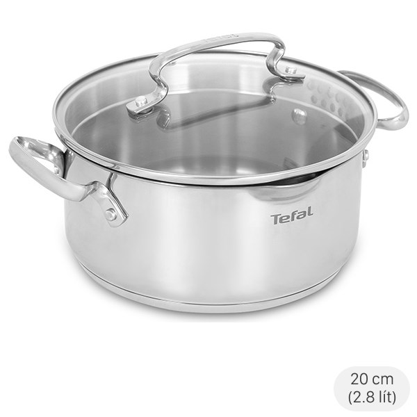 Nồi Inox cao cấp Tefal Duetto Plus 20cm - Hàng Nhật chính hãng