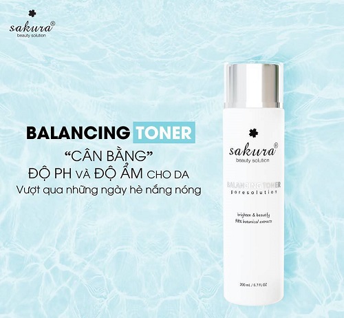 Nước cân bằng da SAKURA Balancing Toner 20ml