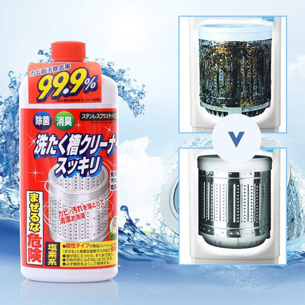 Nước tẩy lồng máy giặt siêu sạch 550gr