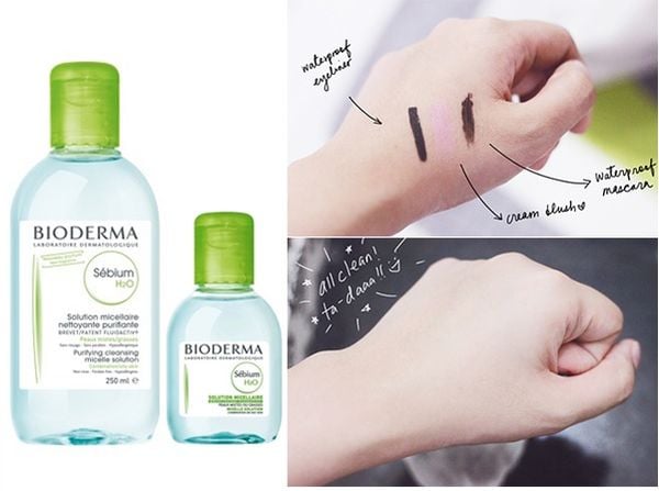 Nước tẩy trang Bioderma chai 500ml - xanh (da hỗn hợp, dầu mụn) - Hàng Nhật nội địa