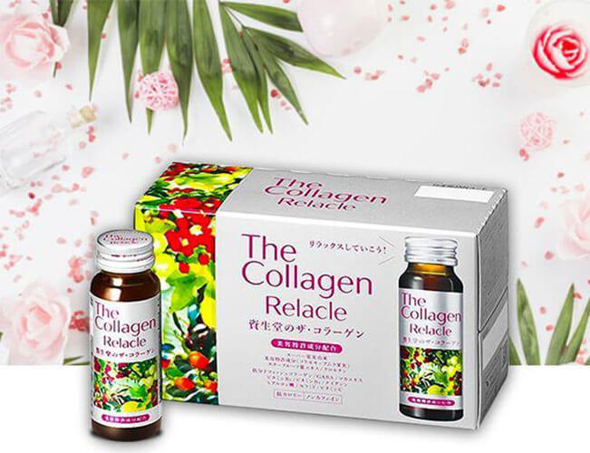 Nước uống bổ sung Collagen Relacle Shiseido - Hàng Nhật nội địa