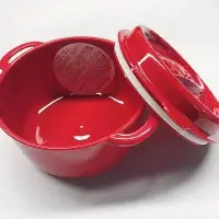 Hộp nhựa đựng thực phẩm 550ml Bonheur Yamada (màu đỏ) - Hàng Nhật nội địa