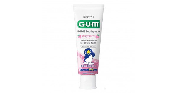 Kem đánh răng nha khoa Sunstar G.U.M cho bé 2-6 tuổi 70g ( hương dâu) - Hàng Nhật nội địa