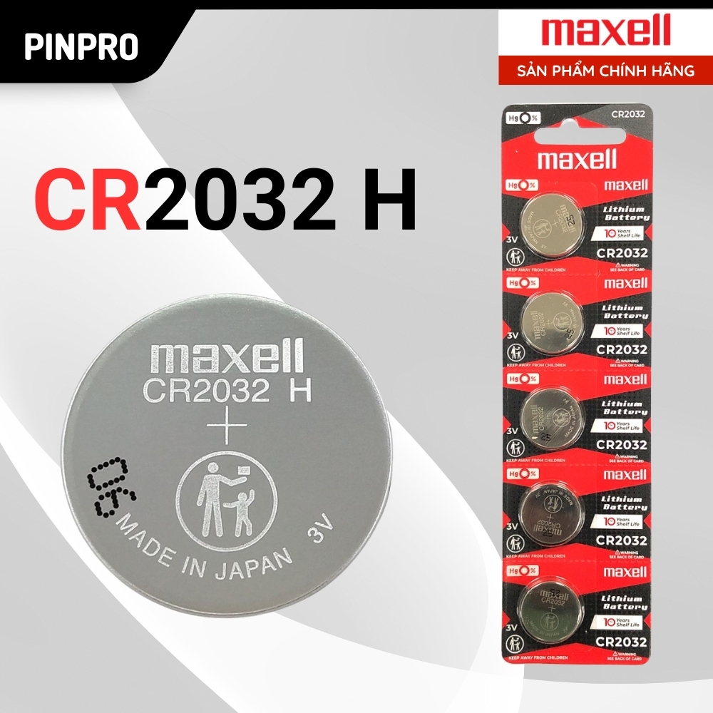 Viên pin tròn thay điều khiển Maxell 3V ( 1 viên) - Hàng Nhật nội địa