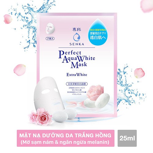 Mặt Nạ Dưỡng Da Trắng Hồng Senka Extra White 25ml