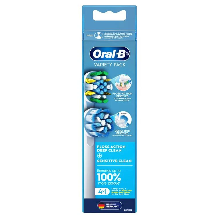 Set 4 đầu bản chải Oral-B Floss+Deep clean