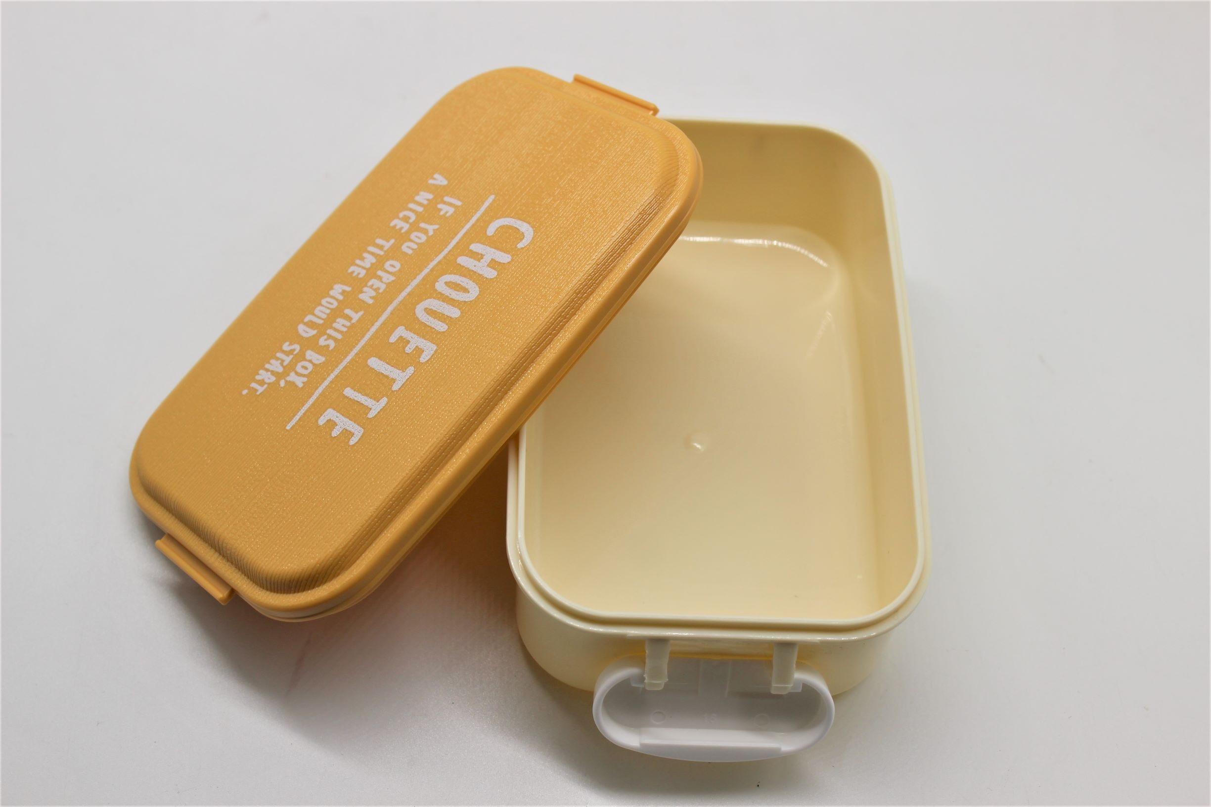 Hộp đựng cơm nắp bật 380ml của Nhật Bản nhựa PP cao cấp dùng hâm trong lò vi sóng - Hàng Nhật nội địa