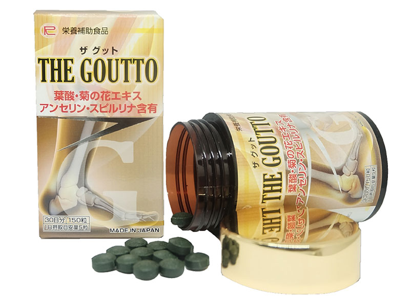 Viên uống điều trị cho Bệnh Gút Gout THE GOUTTO 150 viên - Hàng Nhật nội địa