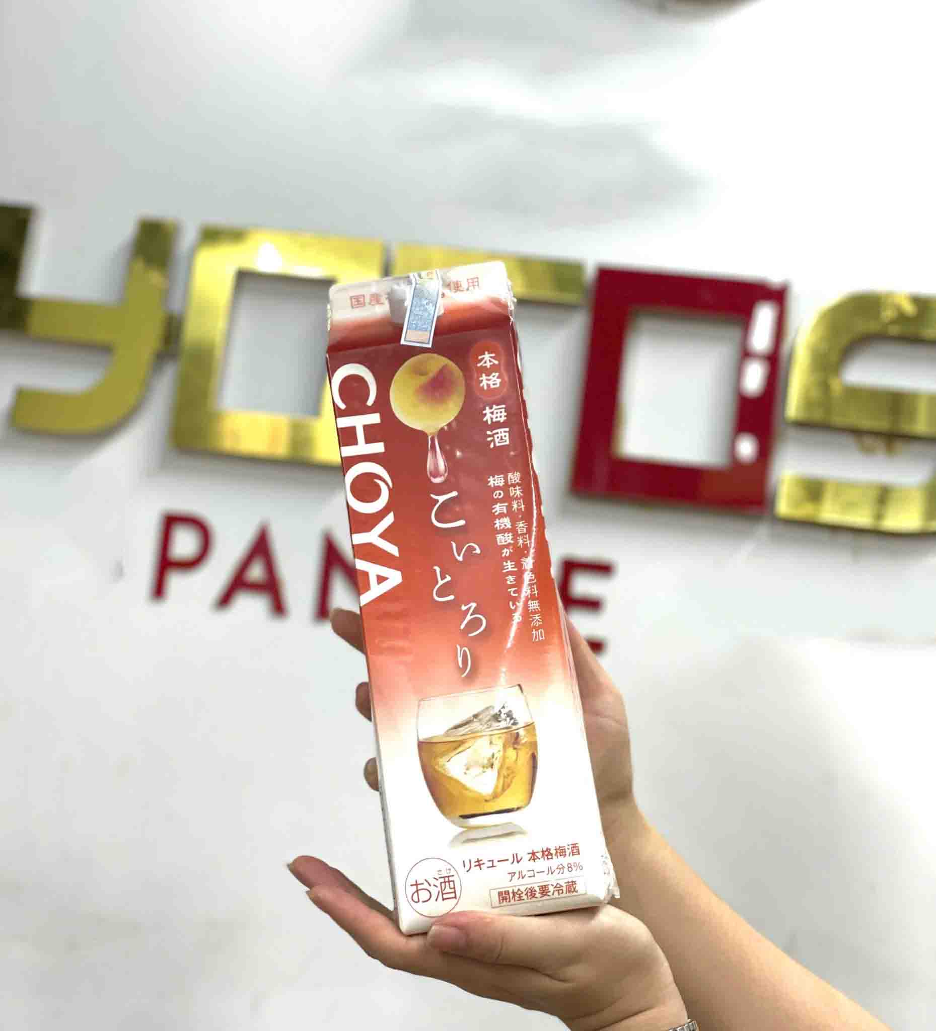 Rượu mơ Choya Koi Torori 1800ml hộp giấy - Hàng Nhật nội địa