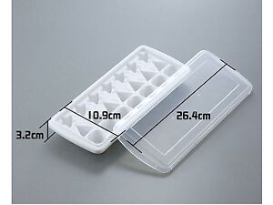 Khay đá 21 viên nhiều hình thù Sanada Seiko (kèm nắp đậy) - Hàng Nhật nội địa