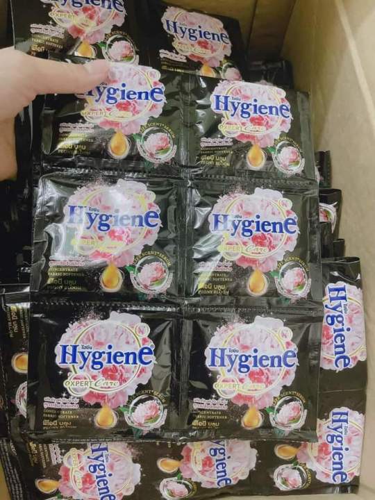 (Thái Lan) Nước xả vải đậm đặc Hygiene dạng gói ( set 24 gói ) màu ngẫu nhiên
