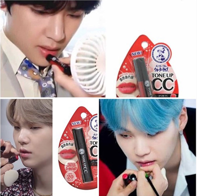 Son dưỡng môi chống nắng, bổ sung vitamin E màu đỏ 4.5gr Rohto Mentholatum - Hàng Nhật nội địa