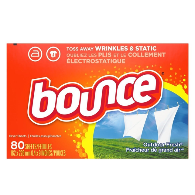 Giấy thơm làm mềm vải dùng cho máy sấy Bounce Outdoor Fresh 80 (Mỹ)