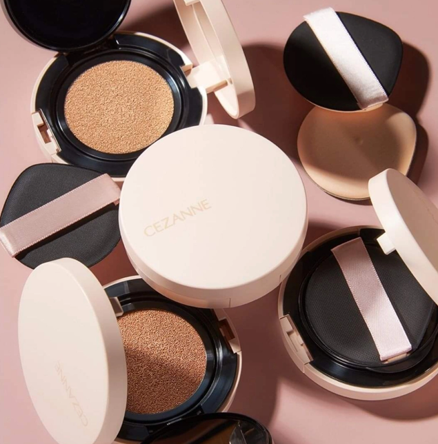 Phấn nước chống nắng Cezanne Cushion Foundation SPF 50+ màu 00 ( sáng) - Hàng Nhật nội địa