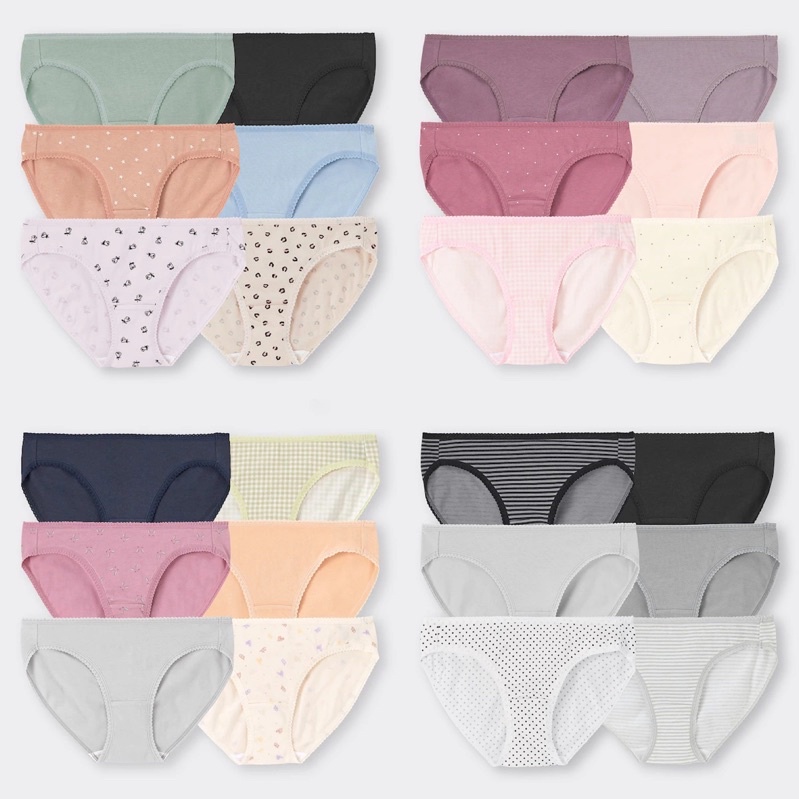 Set 6 quần chíp Gu size XL mẫu 3 - Hàng Nhật nội địa