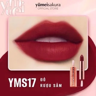 Son môi Yumeisakura Matte Revolution Lipstick YMS17 ( đỏ rượu) - Hàng Nhật nội địa
