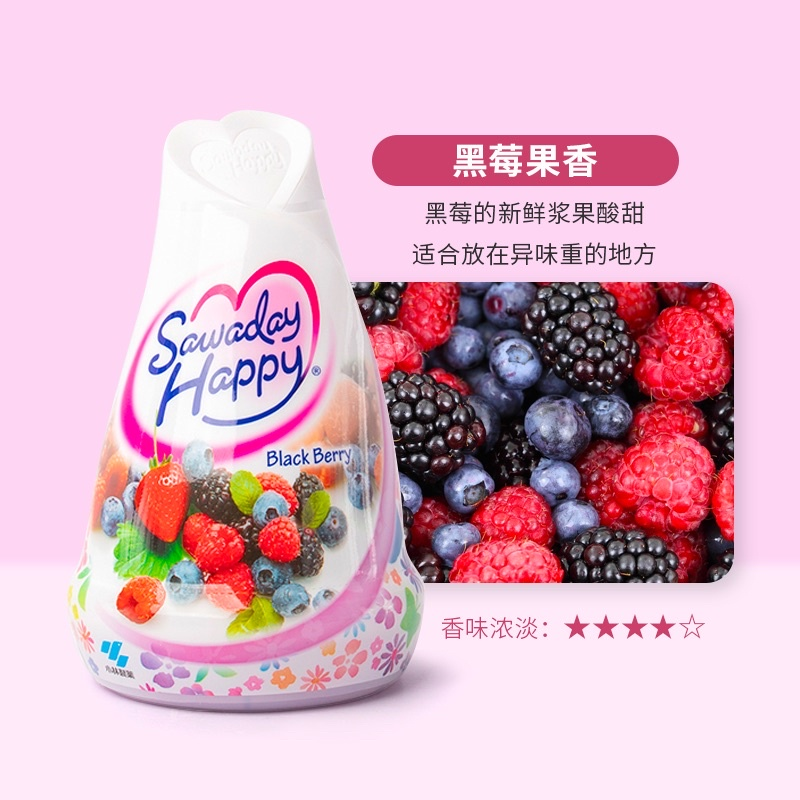 Sáp thơm phòng hương việt quất Sawaday Kobayashi, 120g - Hàng Nhật nội địa