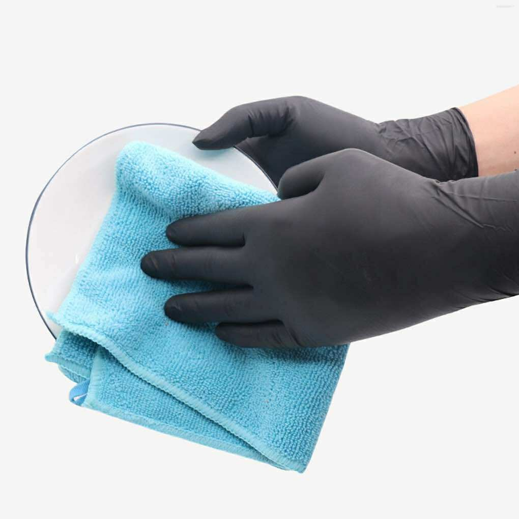 Hộp 100 găng tay dùng 1 lần Kouyu màu đen - Hàng Nhật nội địa