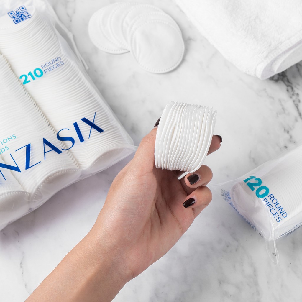 Bông tẩy trang GinzaSix Cotton 210 miếng