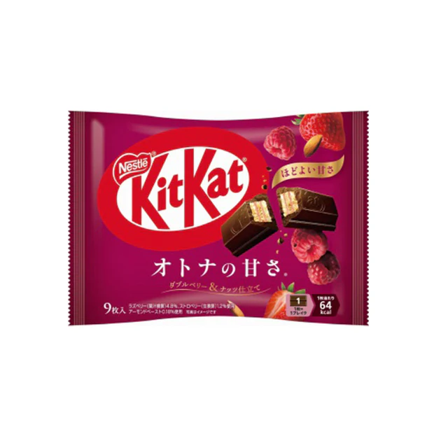 KitKat vị dâu tây và mâm xôi 101.7gr - Hàng Nhật nội địa
