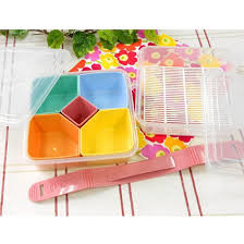 Hộp thực phẩm hai tầng chia ngăn 2 lít Inomata - Hàng Nhật nội địa
