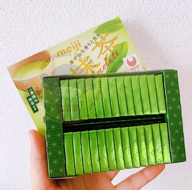 Socola Meiji Nhật Bản vị matcha 26 viên- Hàng Nhật nội địa