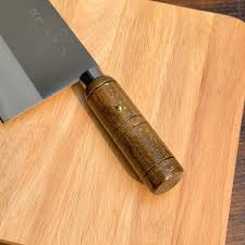 Dao chặt cán gỗ cao cấp Nikken Tsubazo 20.5 cm (Made in Japan) - Hàng Nhật nội địa