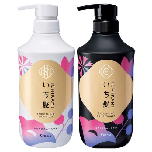 Dầu gội làm mượt tóc  Ichikami Smoothing Shampoo Kraice 450ml - Hàng Nhật chính hãng