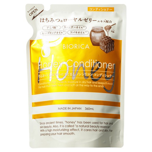 Dầu Xả mật ong Doshisha BIORICA Refill 360mL - Hàng Nhật nội địa