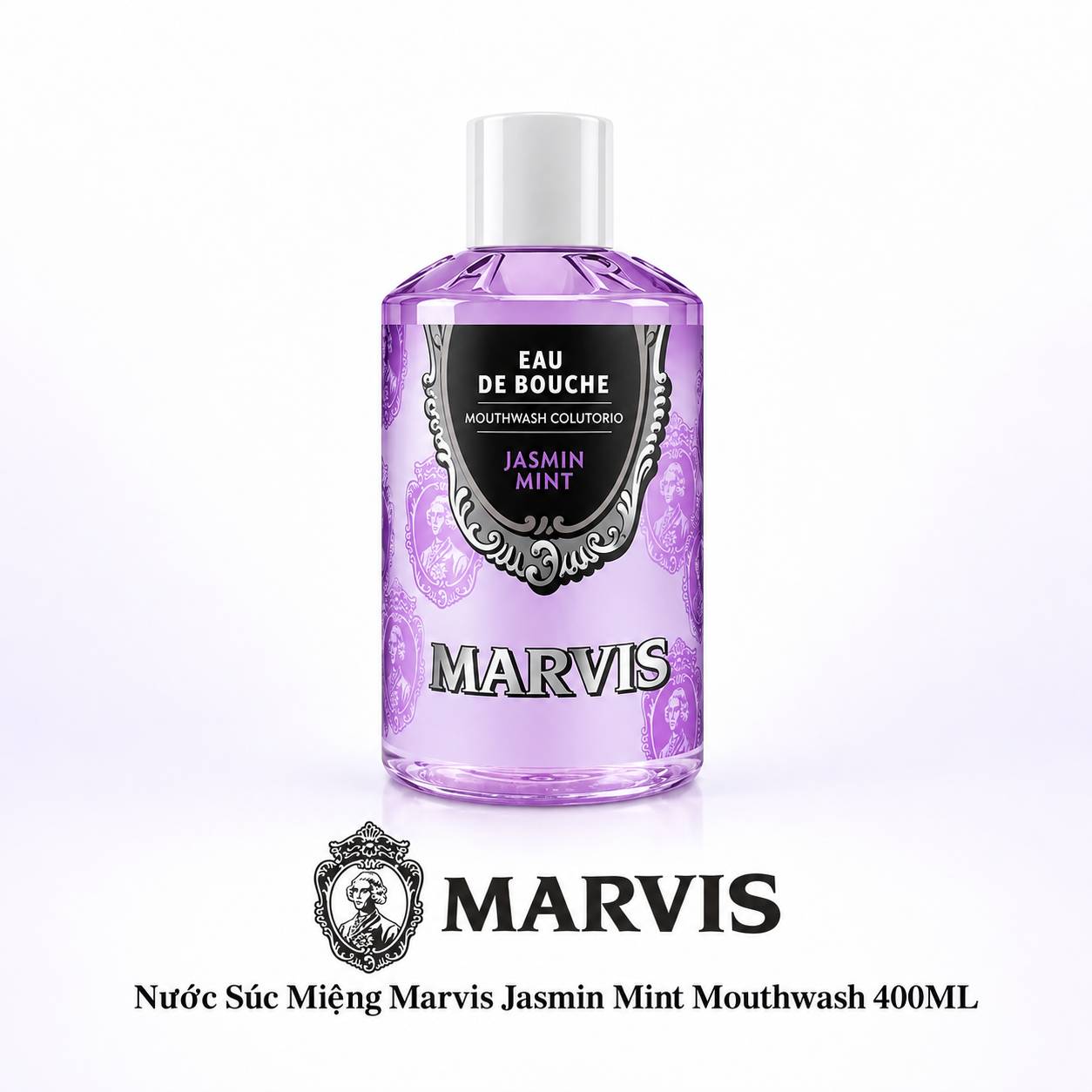 Nước Súc Miệng Marvis Jasmin Mint Mouthwash 400ML (Hương Bạc Hà và Hoa Nhài)