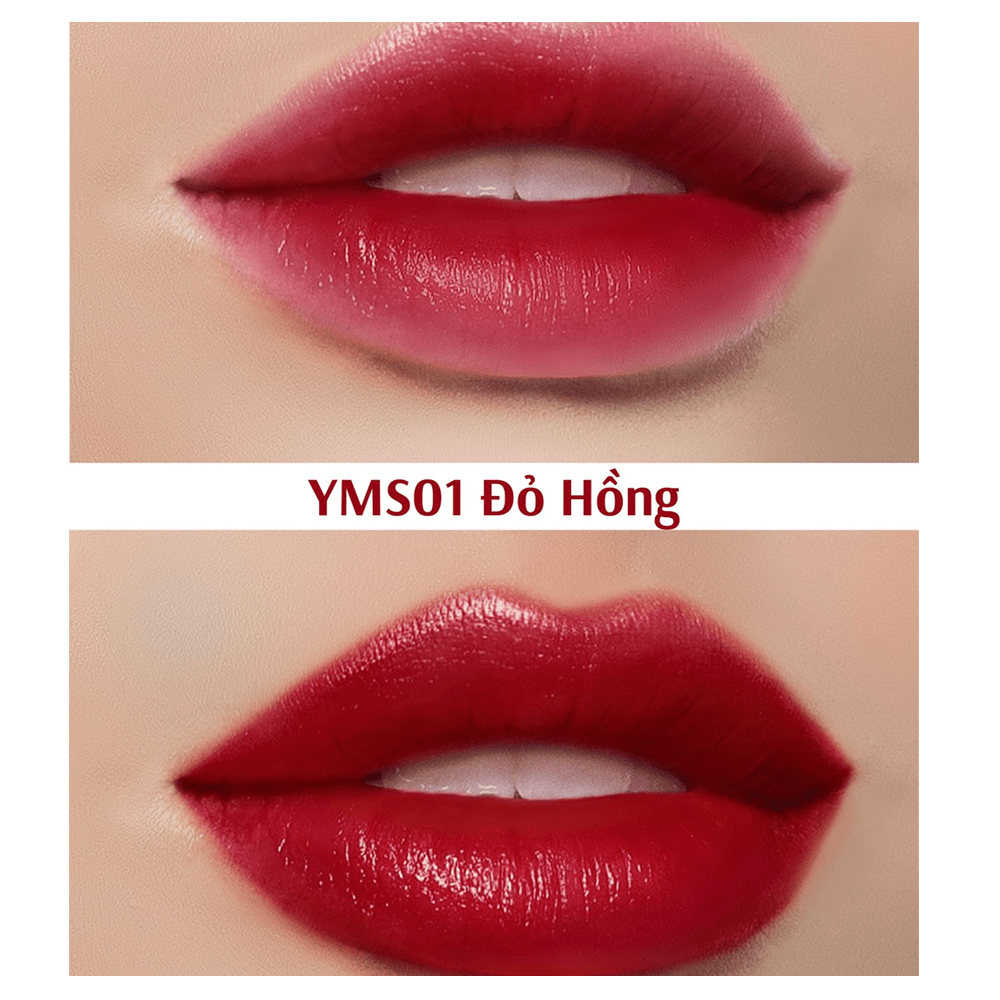 Son Dưỡng YumeiSakura Collagen YMS01 Ladybug Red - Đỏ hồng new - Hàng Nhật nội địa