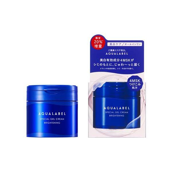 Kem dưỡng trắng da Aqualabel vàng tăng 20% trọng lượng 110g - Hàng Nhật nội địa