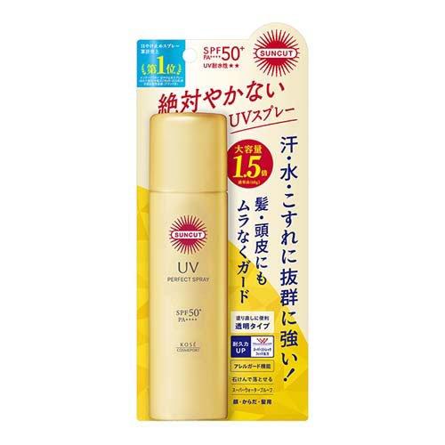 Xịt chống nắng bảo vệ da Suncut UV SPF50+ Kose 90g - Hàng Nhật nội địa