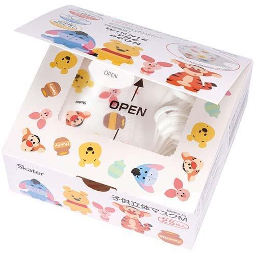 Khẩu trang Skater cho bé  hình gấu Pooh hộp 25 chiếc - Hàng Nhật nội địa