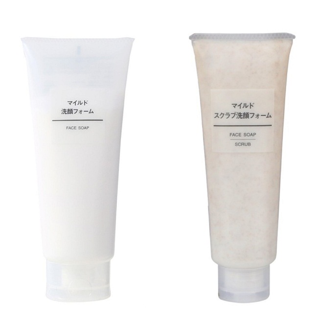 Tẩy Tế Bào Chết MUJI Face Soap Scrub 100g - Hàng Nhật Nội Địa