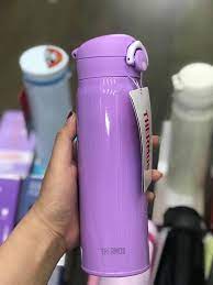 Bình nước giữ nhiệt Thermos 500ml màu tím lavender - Hàng Nhật nội địa