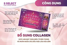 Nước uống làm đẹp da S Select Collagen Drink (Hộp 10 lọ) - Hàng Nhật nội địa