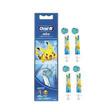 Set 4 đầu bàn chải điện Oral-B Pikachu cho bé mẫu 2 - Hàng Nhật Nội Địa