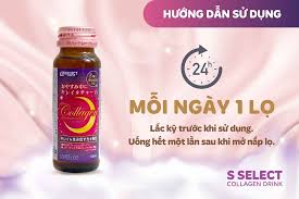Nước uống làm đẹp da S Select Collagen Drink (Hộp 10 lọ) - Hàng Nhật nội địa