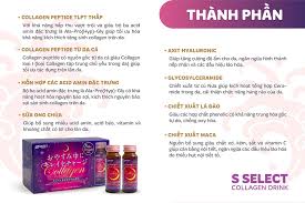 Nước uống làm đẹp da S Select Collagen Drink (Hộp 10 lọ) - Hàng Nhật nội địa