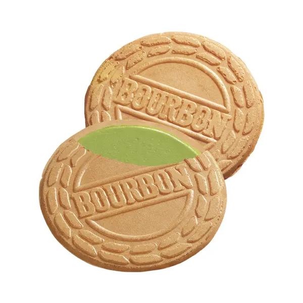 Bánh quy kẹp kem Bourbon vị trà xanh - Hàng Nhật nội địa