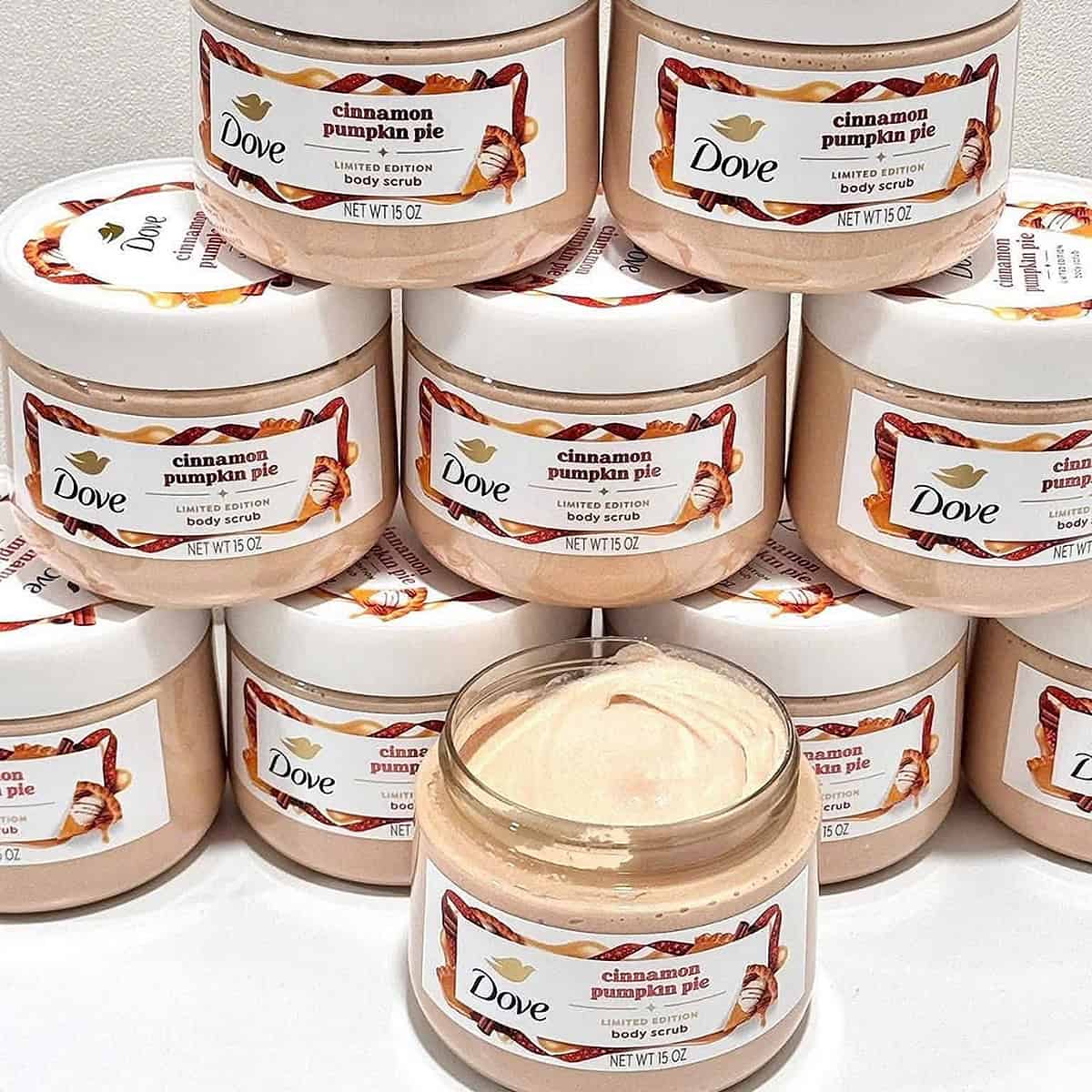 Tẩy Tế Bào Chết Dove Body Scrub Gommage Corps 425g (mùi latte) - Hàng Nhật nội địa