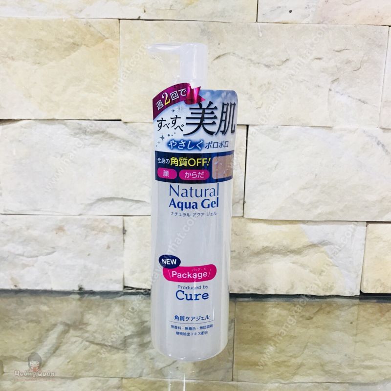 Tẩy tế bào chết Cure Natural Aqua Gel 250g - Hàng Nhật nội địa